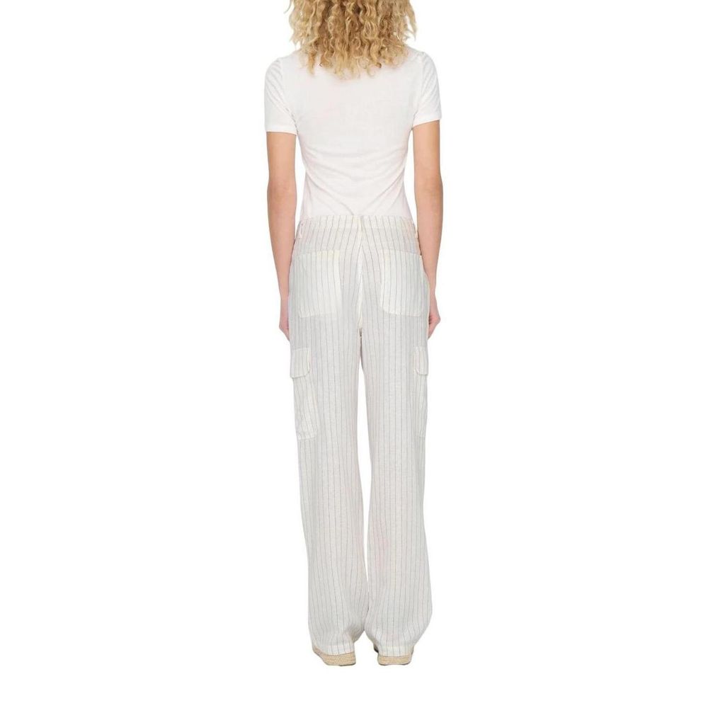 White Linen Pant