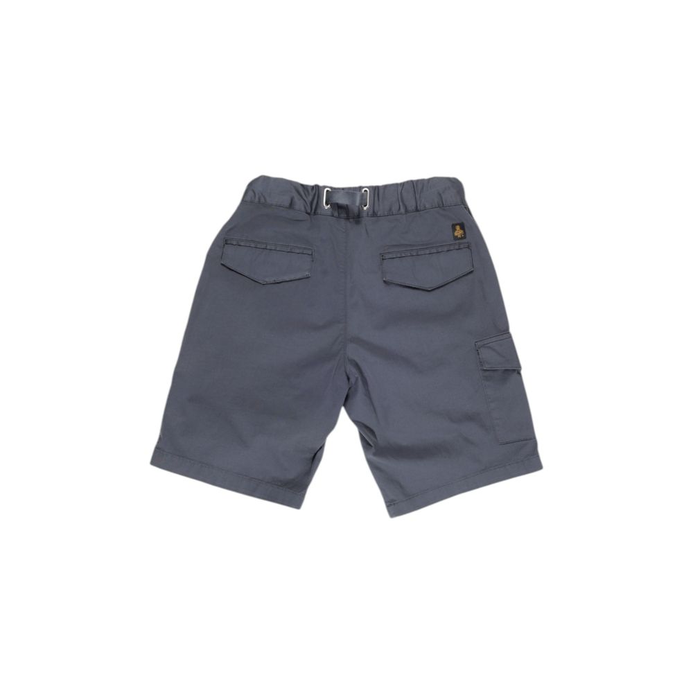 Blue Cotton Bermuda