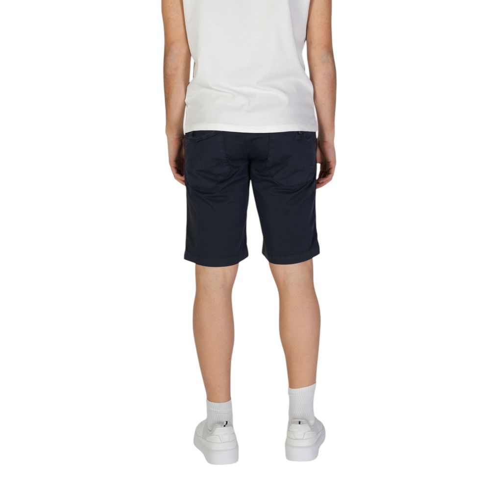 Blue Cotton Bermuda