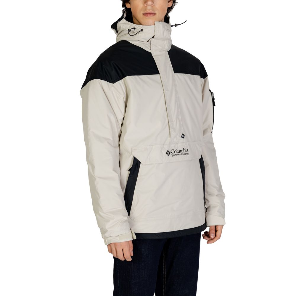 Gray Nylon Jackets & Coat