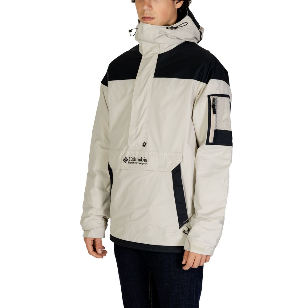 Gray Nylon Jackets & Coat