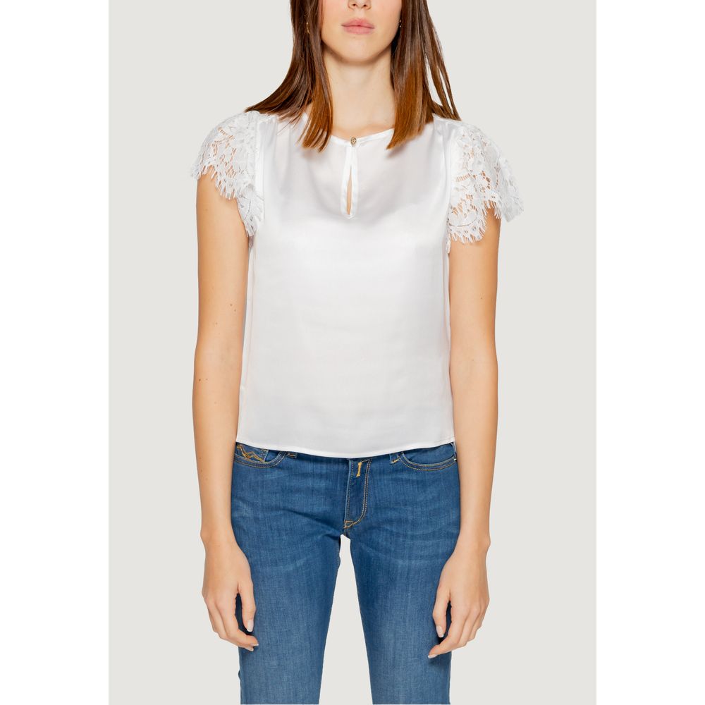 White Polyester Blouse