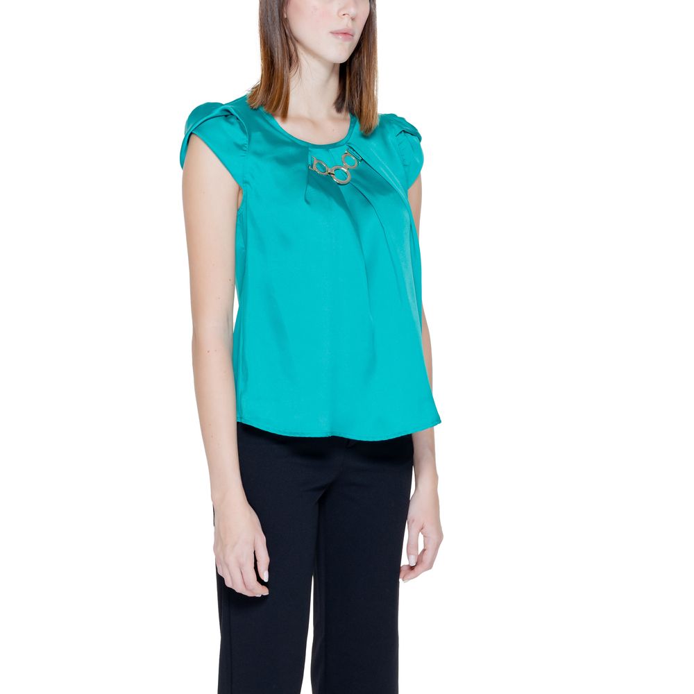 Green Polyester Blouse