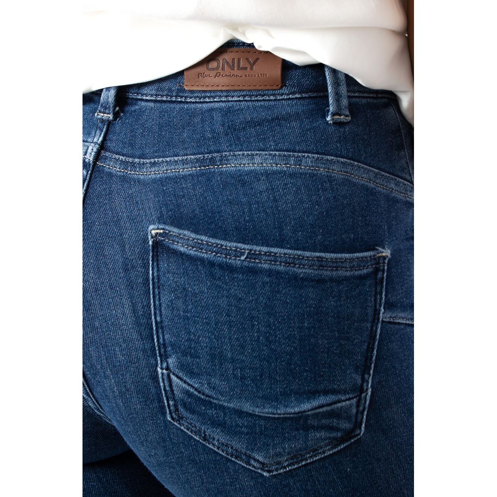 Blue Cotton Skinny Jean