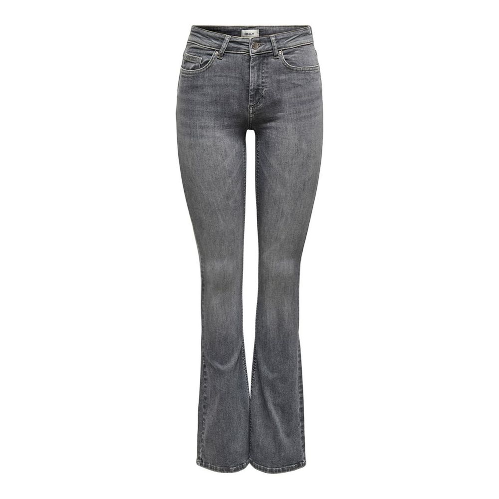 Gray Cotton Slim Fit Jean