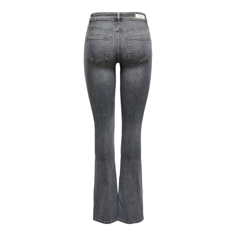Gray Cotton Slim Fit Jean