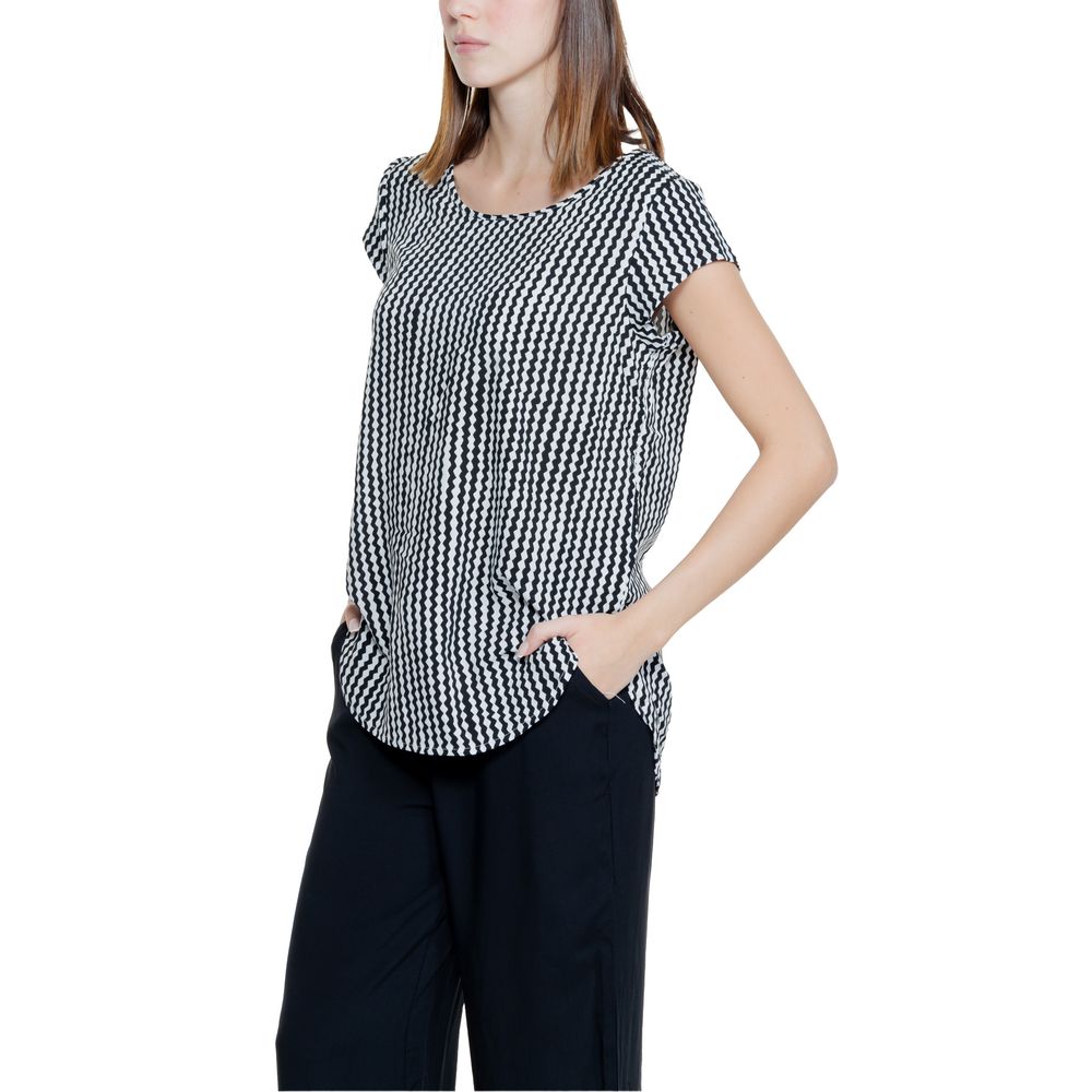 Black Viscose Blouse