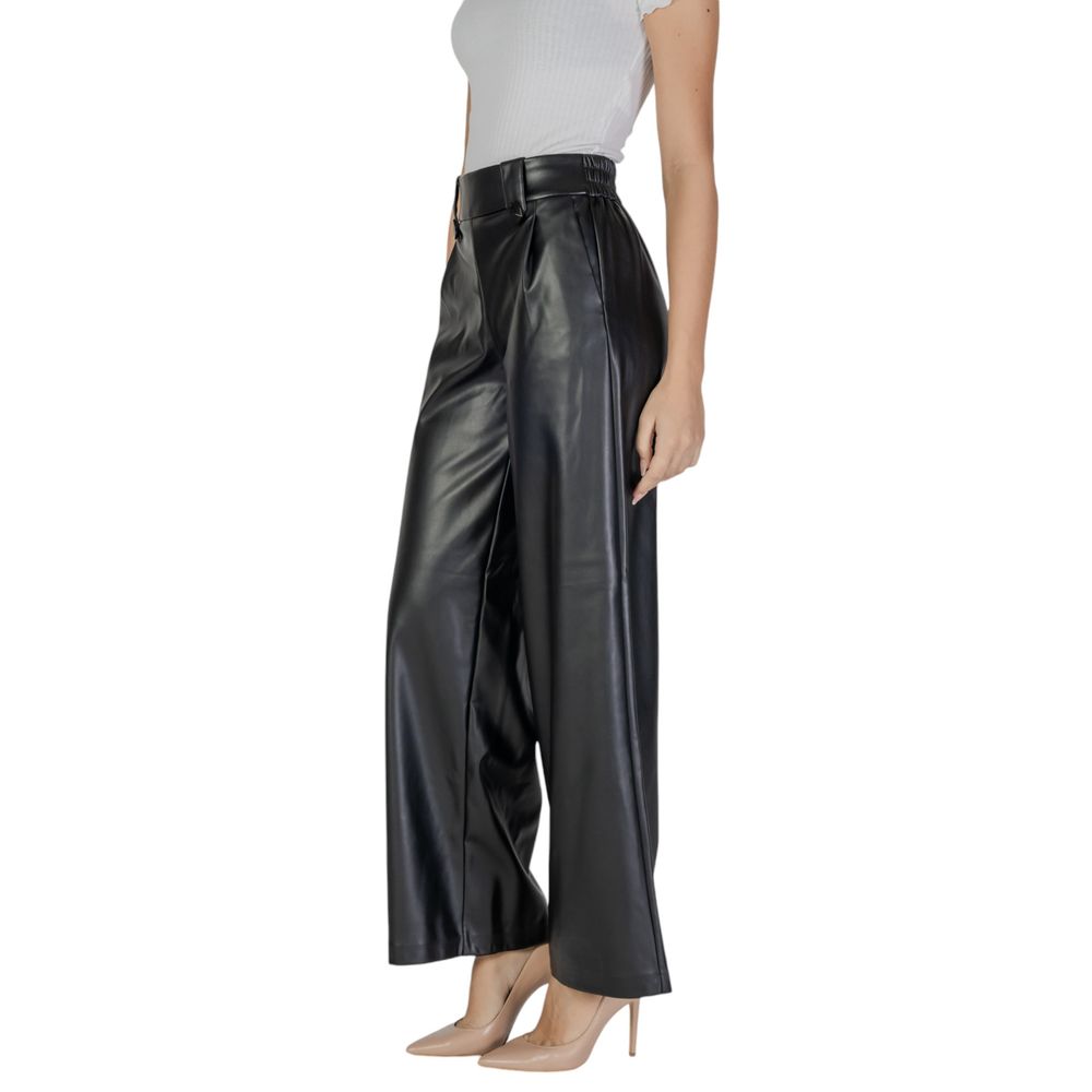 Black Polyester Pant
