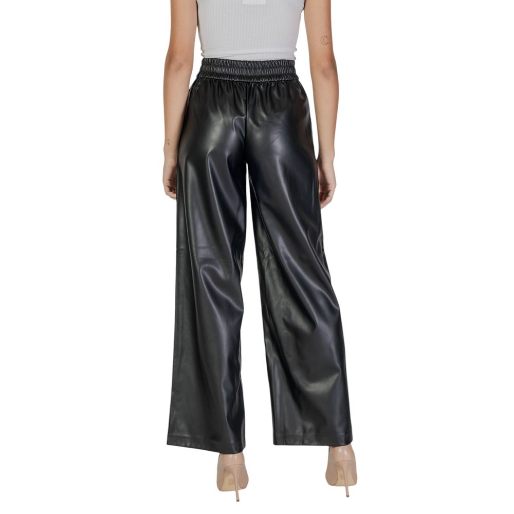 Black Polyester Pant