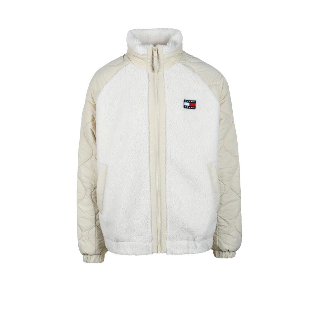 Cream Polyester Jackets & Coat