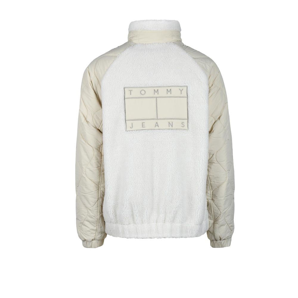 Cream Polyester Jackets & Coat