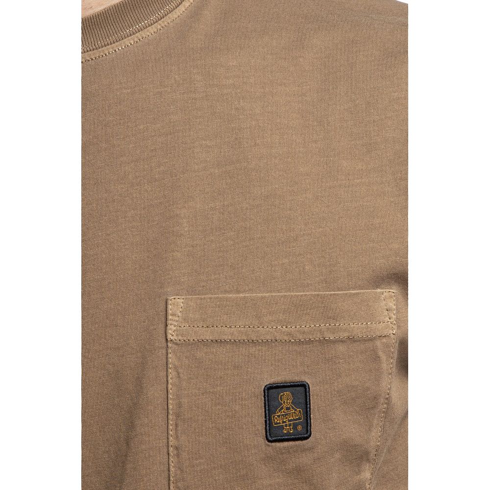 Brown Cotton T-Shirt