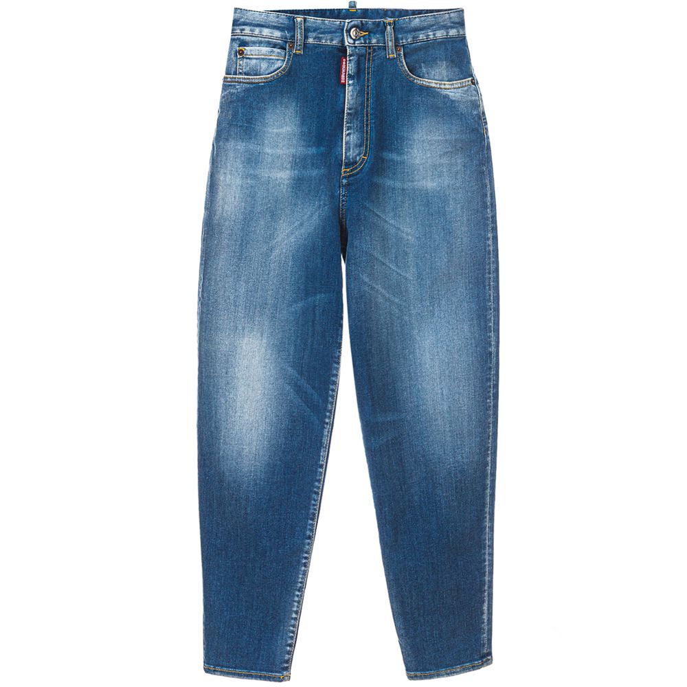 Blue Cotton Jeans Denim