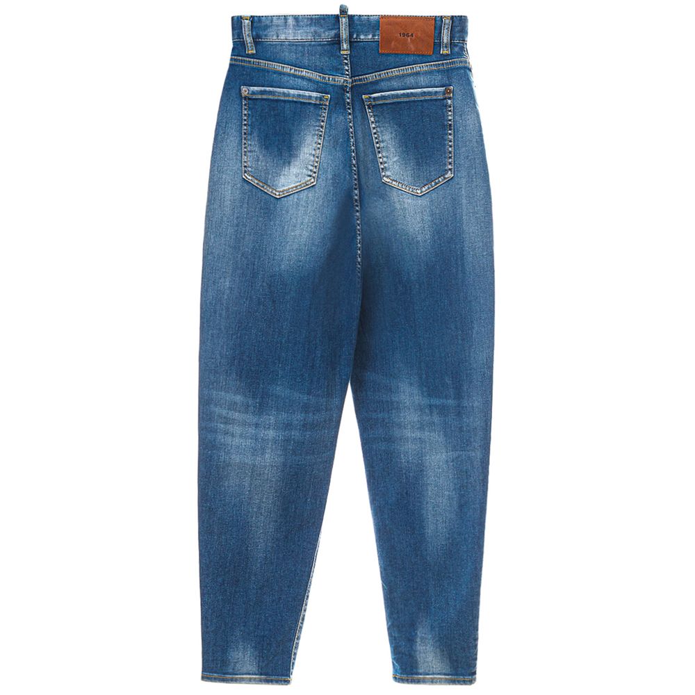 Blue Cotton Jeans Denim