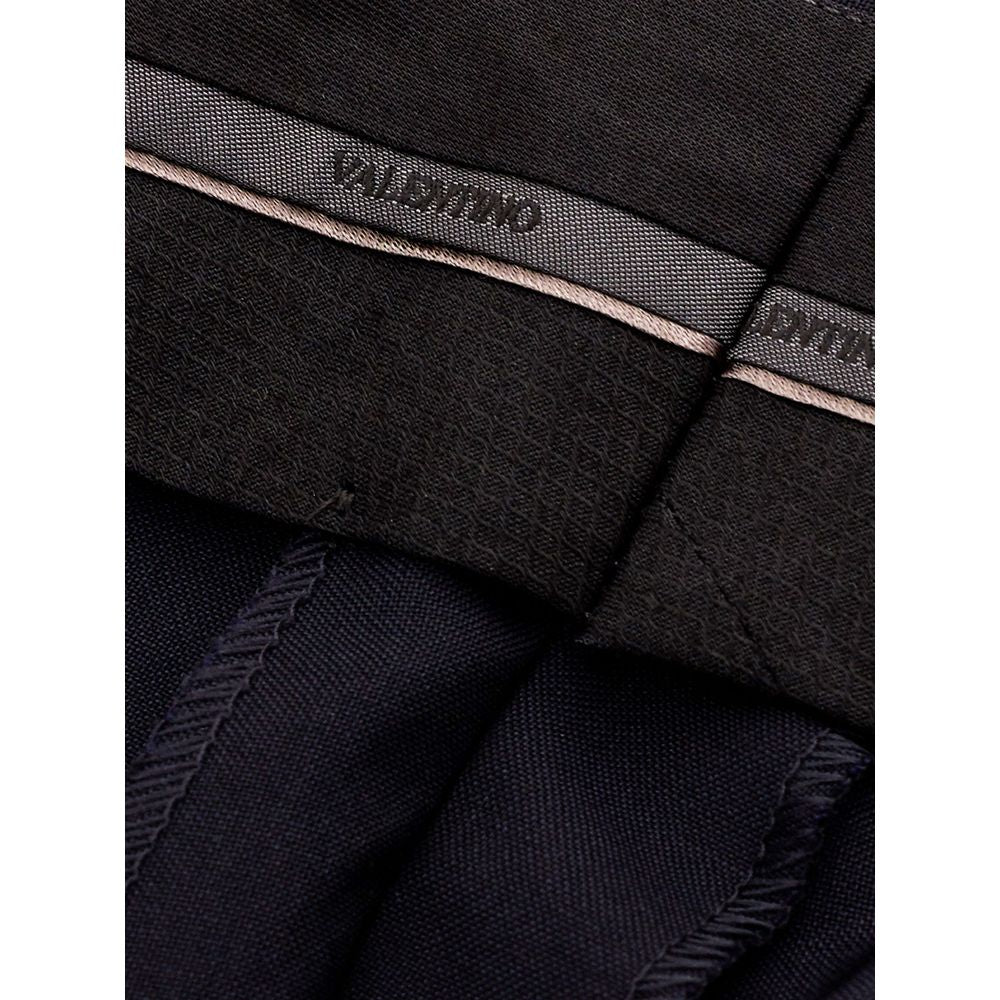 Black Wool Pant