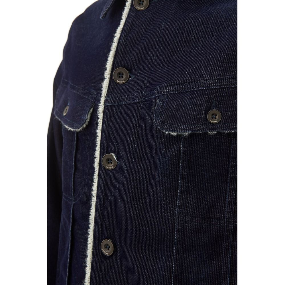 Blue Cotton Jackets & Coat