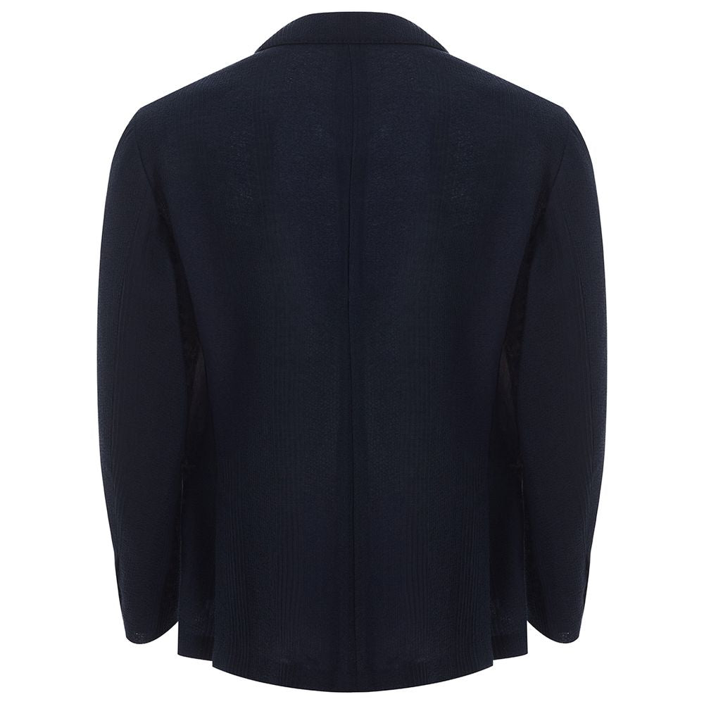 Blue Cotton Blazer