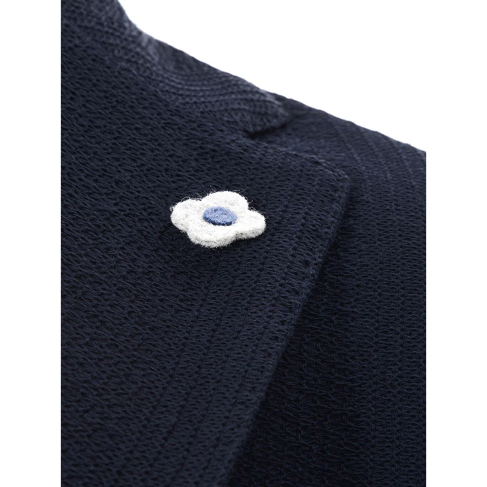 Blue Cotton Blazer