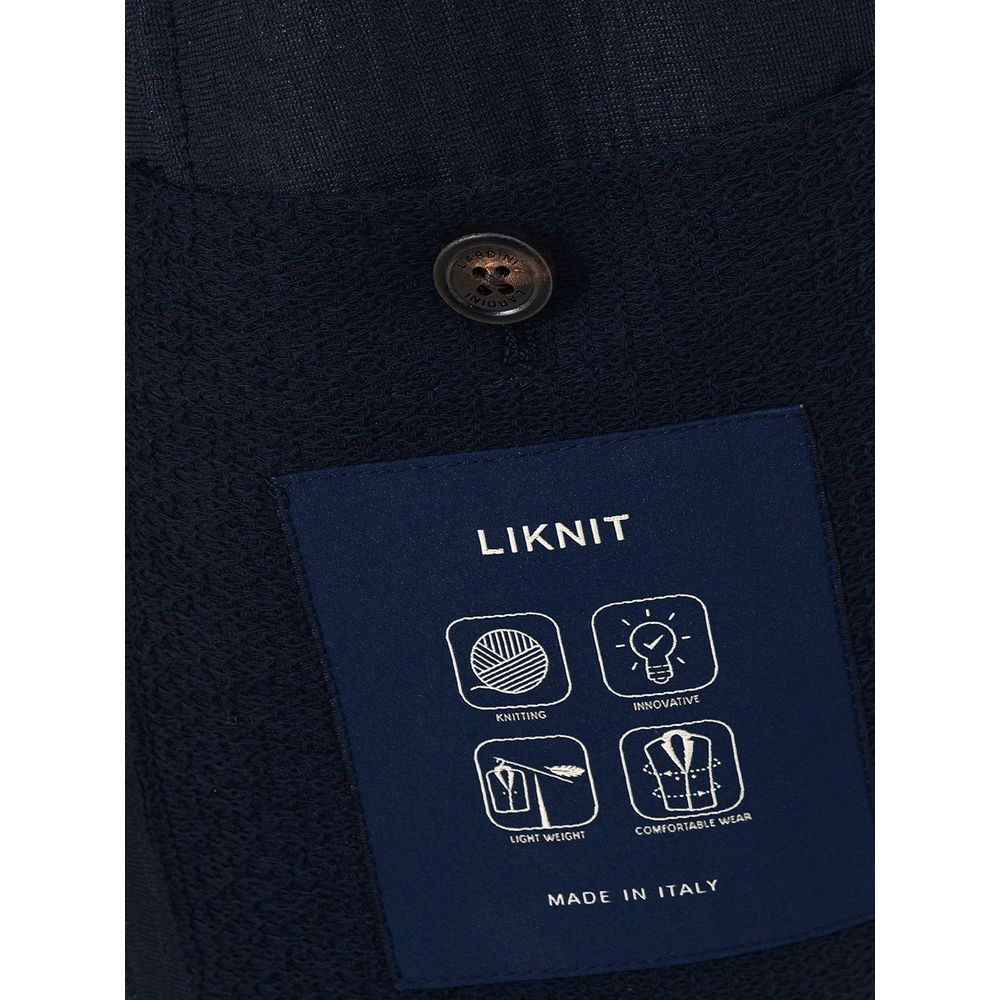 Blue Cotton Blazer