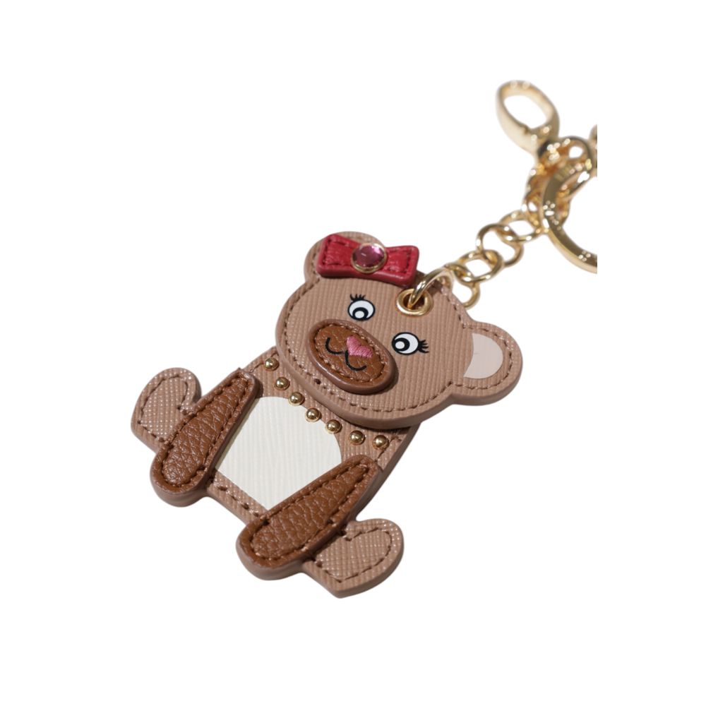 Beige Polyethylene Keychain