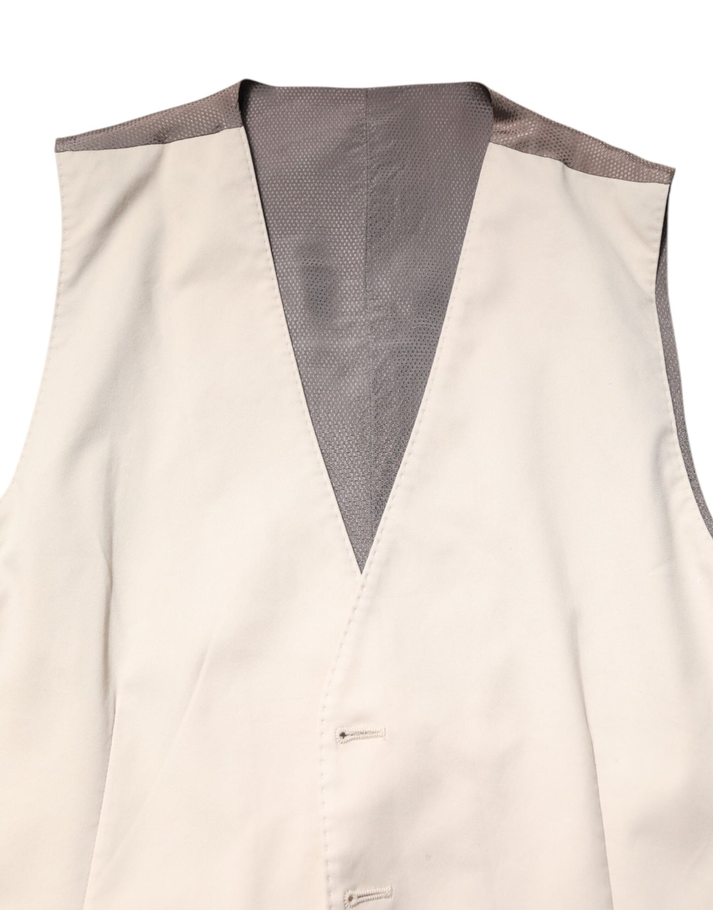 Beige Gray Dress Men Formal Waistcoat Vest