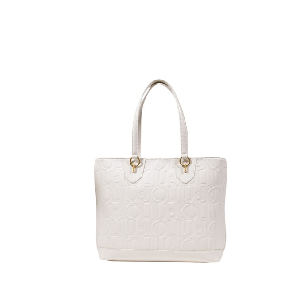 Cream Polyethylene Handbag