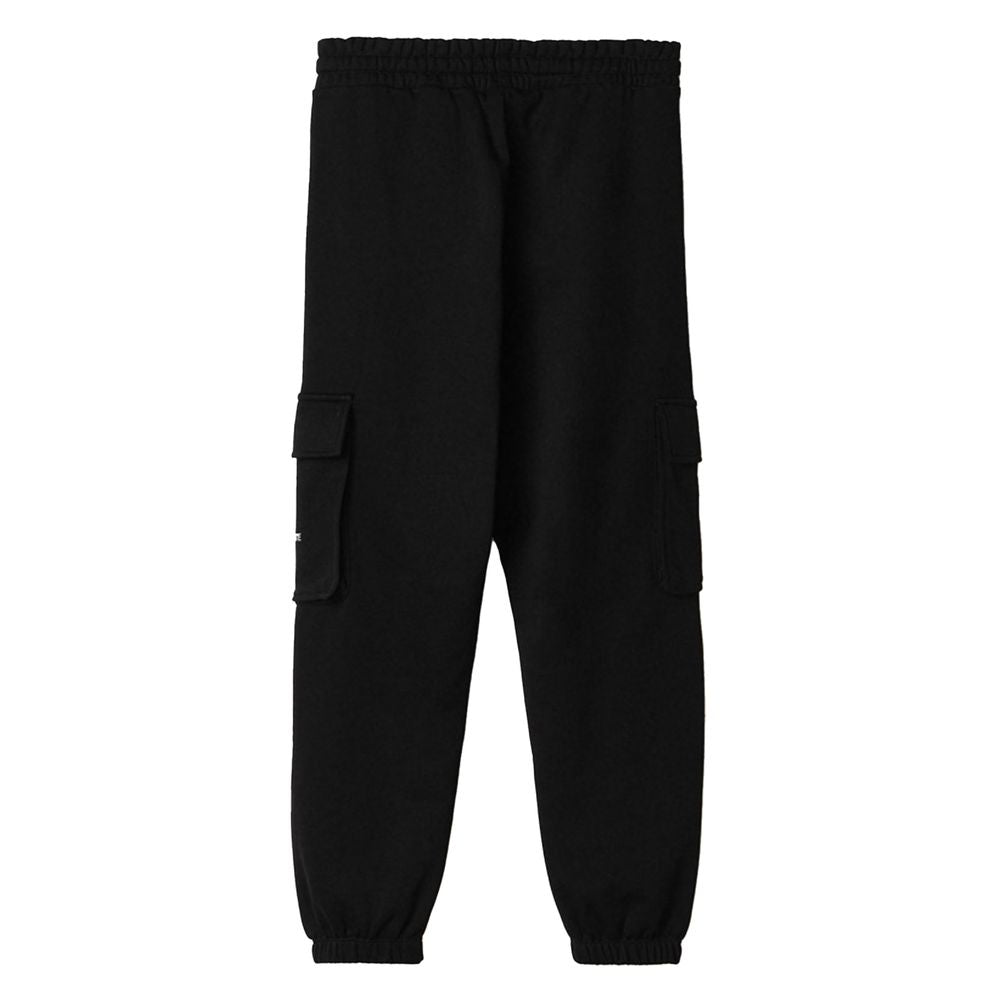 Black Cotton Jeans & Pant