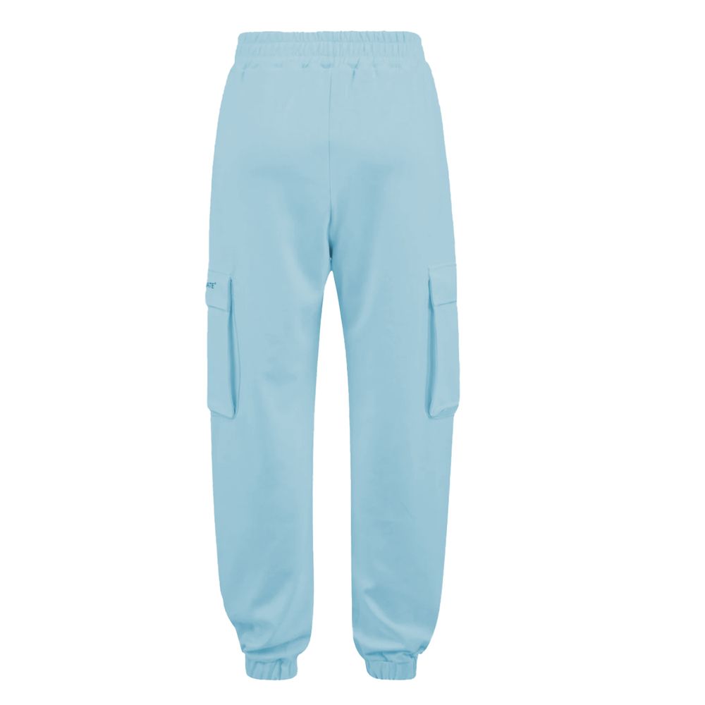 Blue Polyester Jeans & Pant