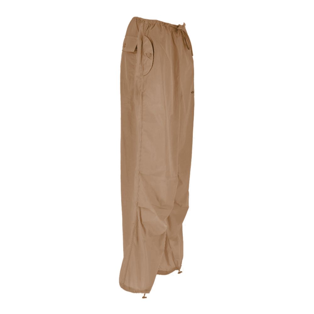 Brown Nylon Jeans & Pant