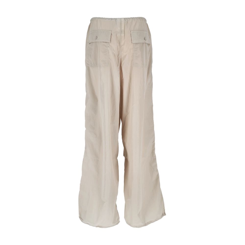 Beige Nylon Jeans & Pant
