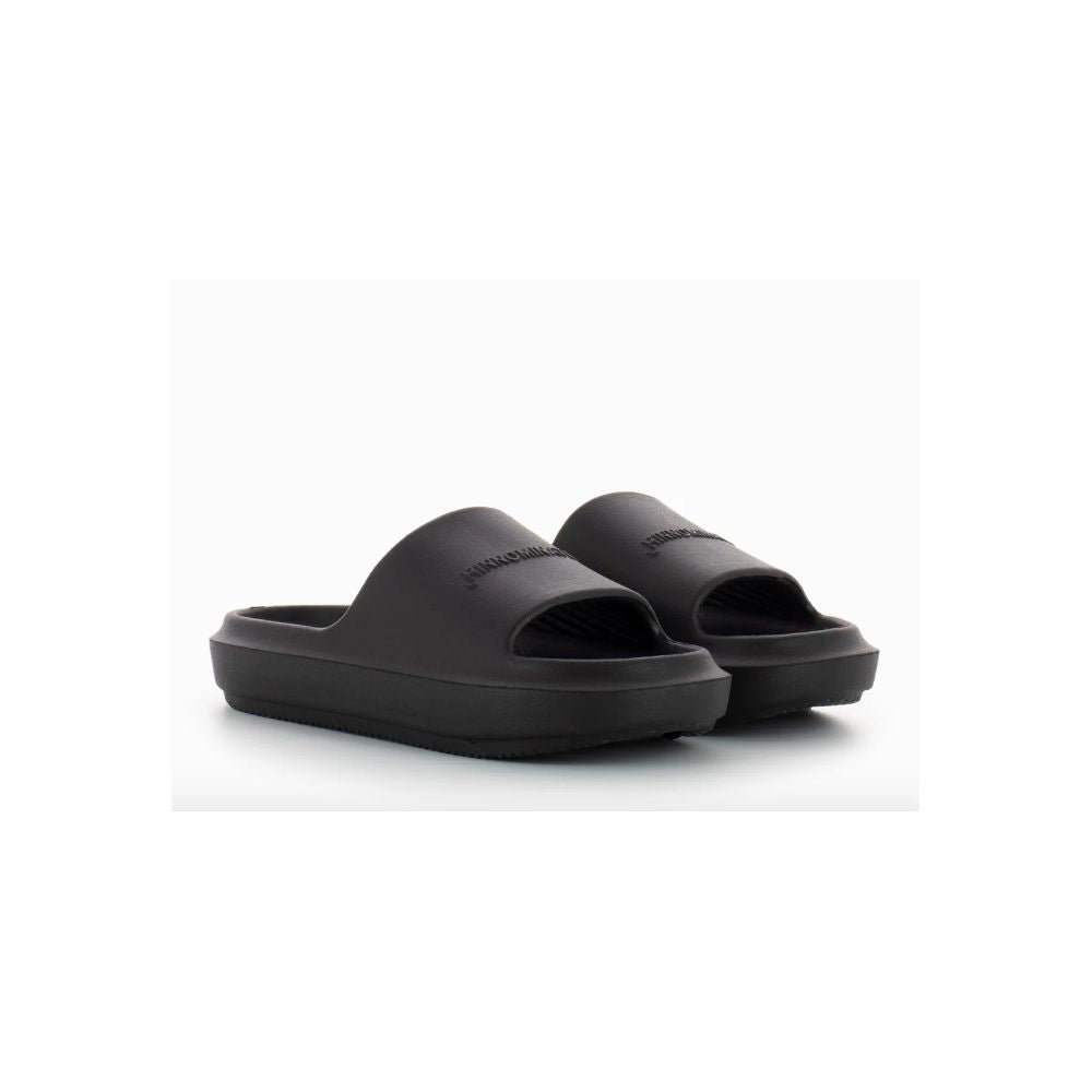 Black Cotton Sandal