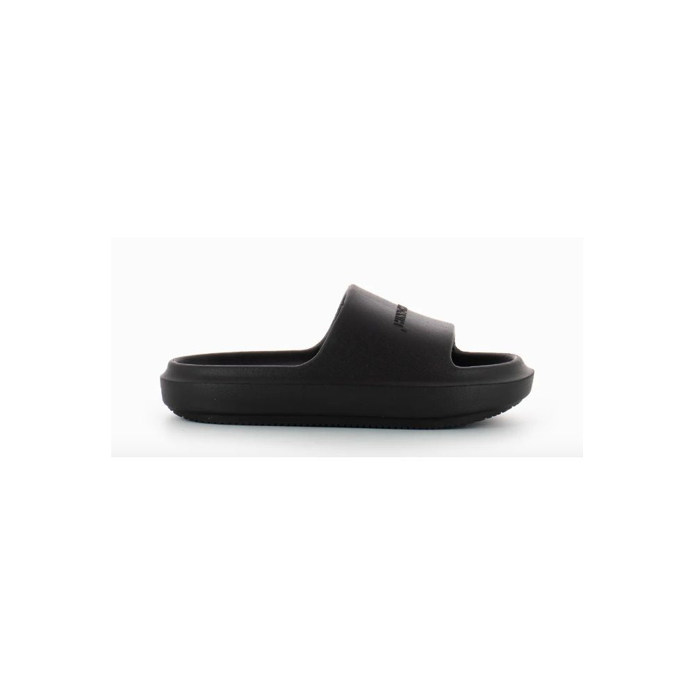 Black Cotton Sandal