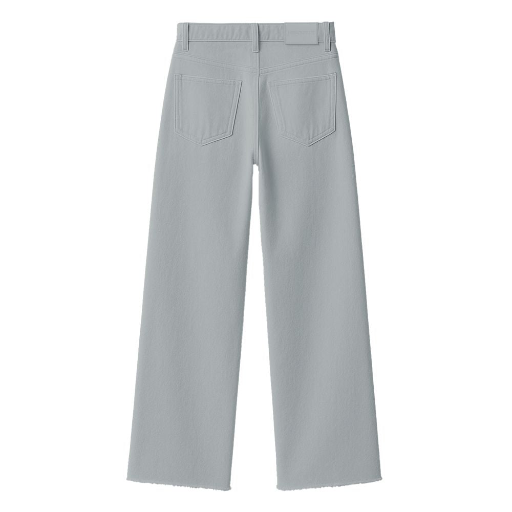 Gray Cotton Jeans & Pant