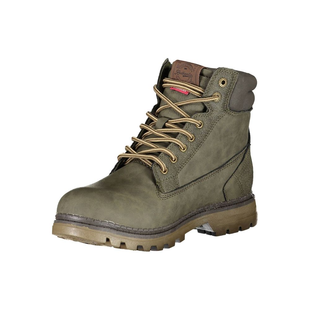 Green Polyester Boot