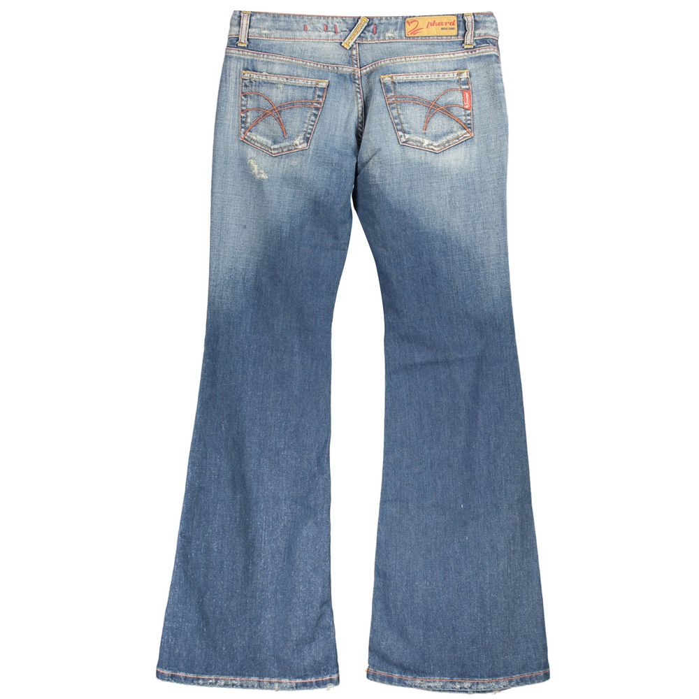 Blue Cotton Jeans & Pant