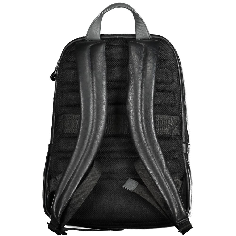 Black Leather Backpack