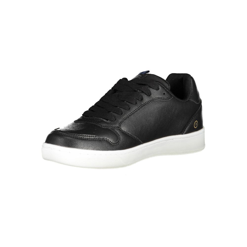 Black Artificial Leather Sneaker