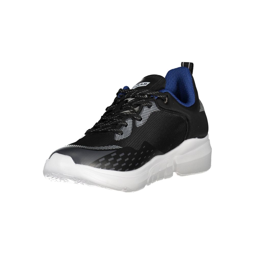 Black Artificial Leather Sneaker