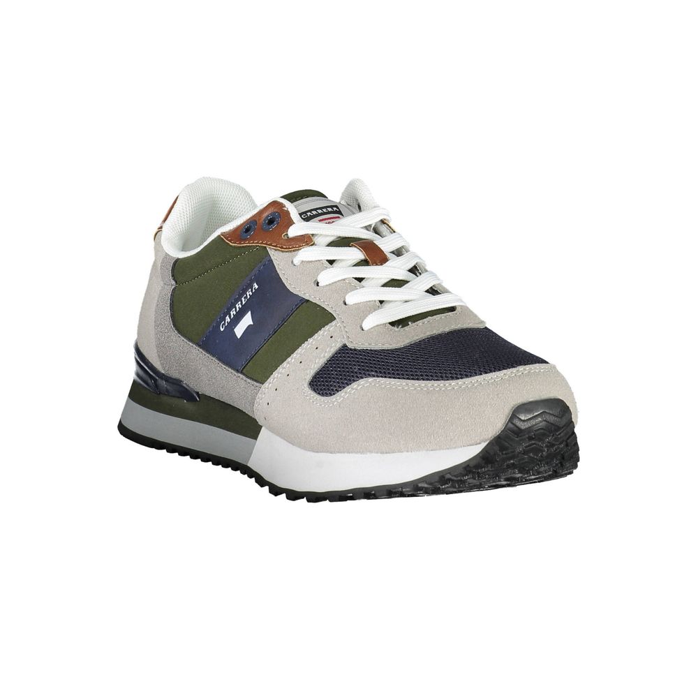 Gray Polyester Sneaker