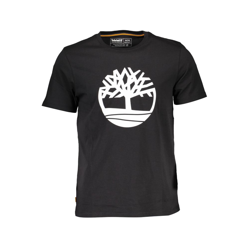 Black Cotton T-Shirt