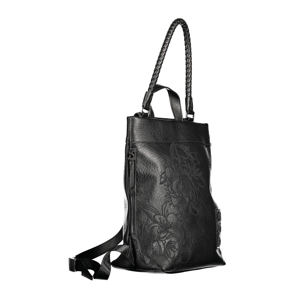 Black Polyethylene Backpack