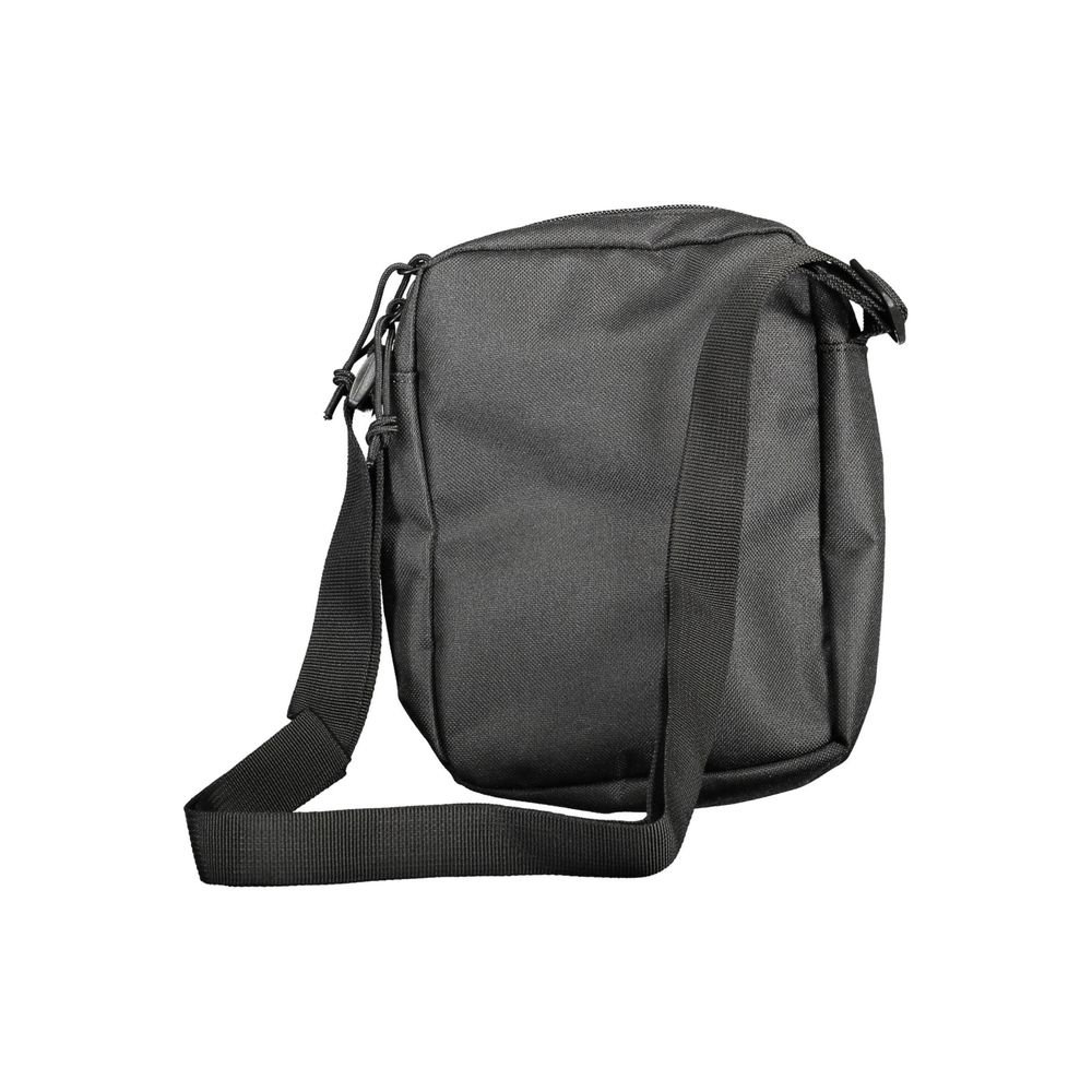 Black Polyester Shoulder Bag
