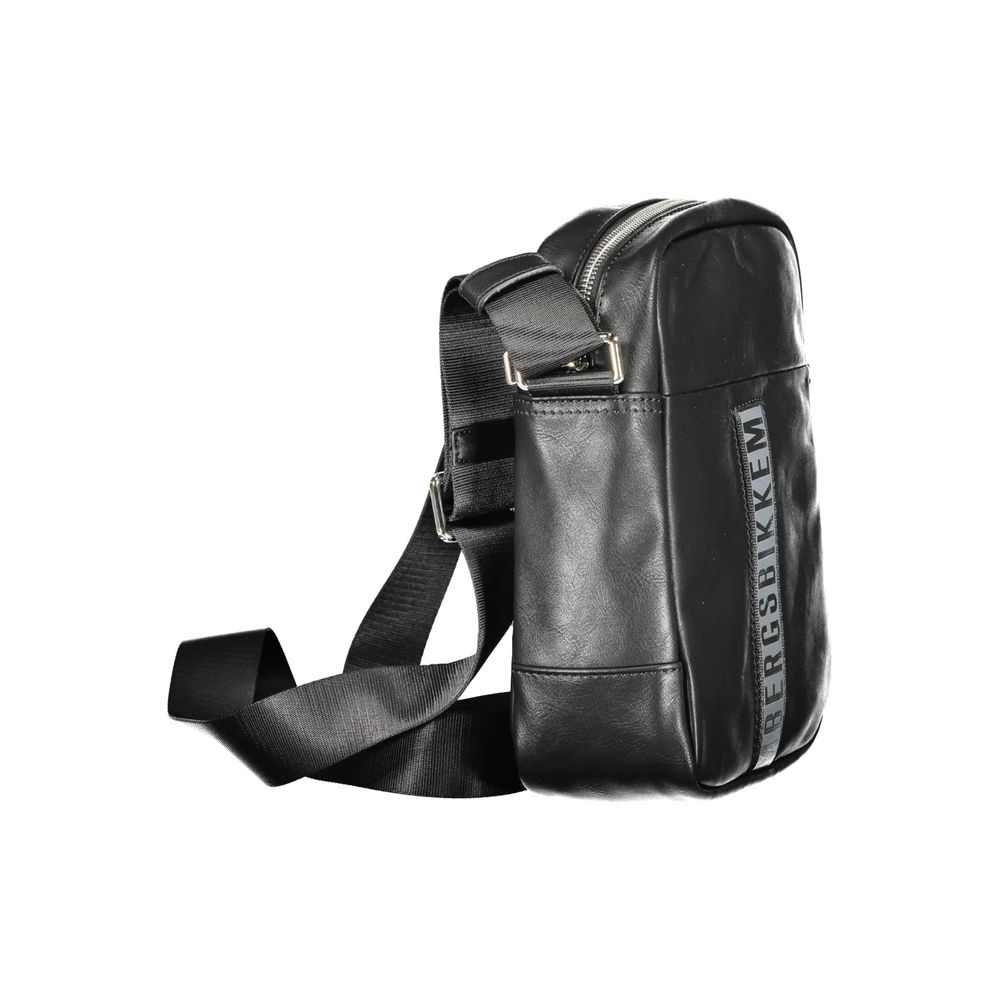 Black Polyethylene Shoulder Bag