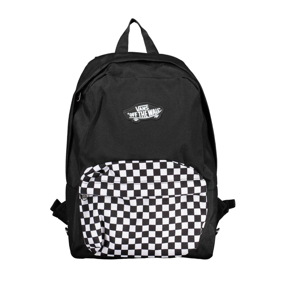 Black Polyester Backpack