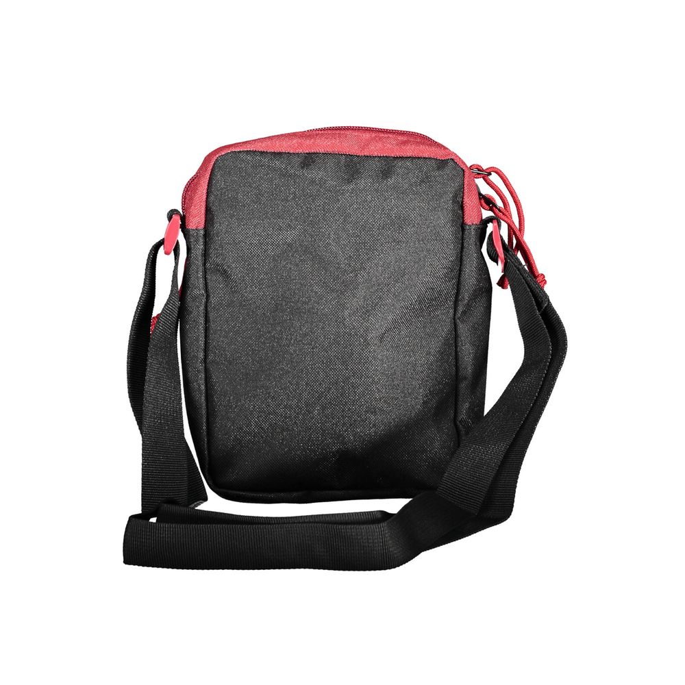 Black Polyester Shoulder Bag
