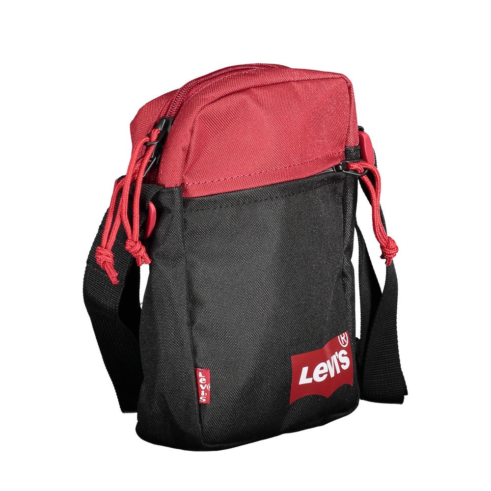 Black Polyester Shoulder Bag