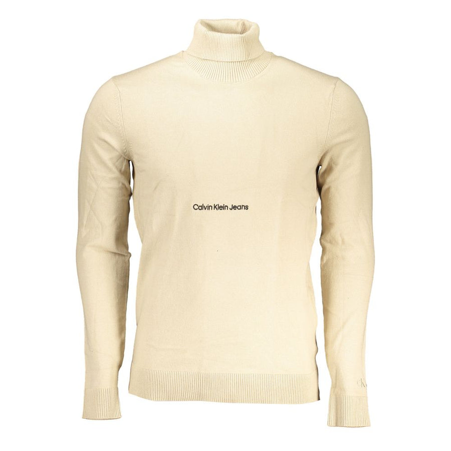 Beige Cotton Sweater