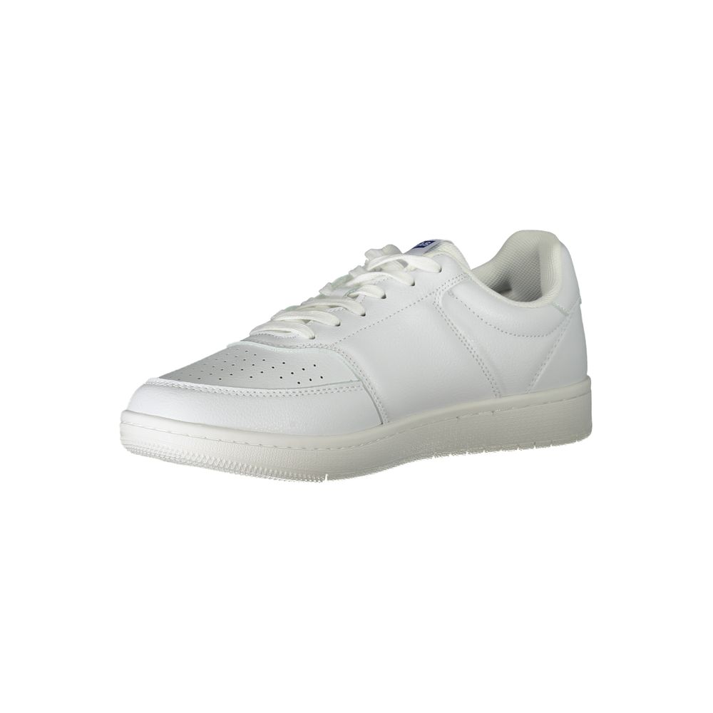 White Polyester Sneaker