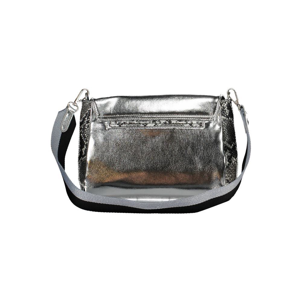 Gray Polyethylene Handbag