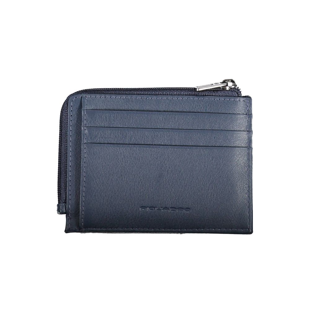 Blue Leather Wallet